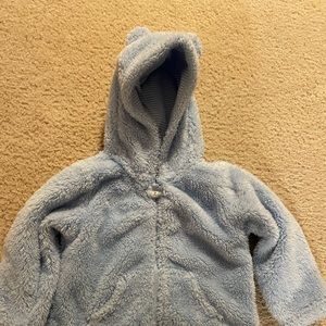 Toddler furry hooded bunny jacket - perfect for spring!